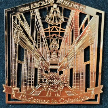 2024 Christmas in Columbia Ornament of Opportunity - The Arcade Building